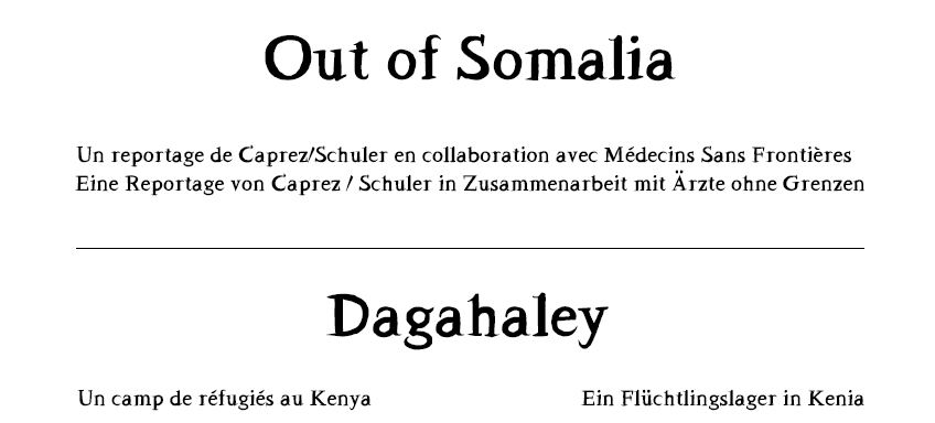 Out of Somalia